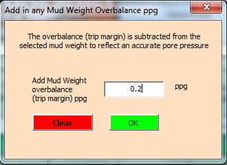 (6) Mud Weight Overbalance Option (Fig. 15) Fig.