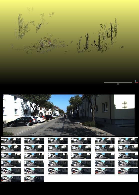 Photogrammetric 3D Reconstruction The sequence of stereo gray images with size of 1241 376 is used as inputs for the scene reconstruction.