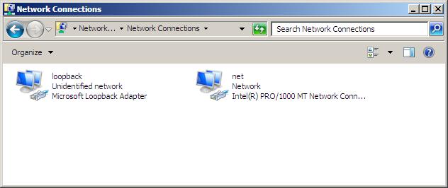 For IPv6 addresses : netsh interface ipv6 set interface "net" weakhostreceive=enabled netsh interface ipv6 set interface "loopback" weakhostreceive=enabled netsh interface ipv6 set interface