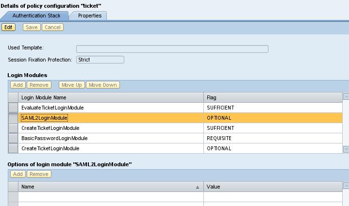 Enabling SSO to SAP NetWeaver applications To allow single sign-on (SSO) to your NetWeaver applications 1. In NetWeaver Admin, select Configuration Security Authentication and Single Sign-On. 2.