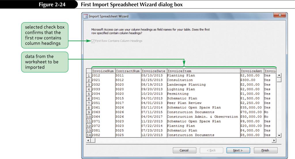 Importing Data from an Excel Worksheet