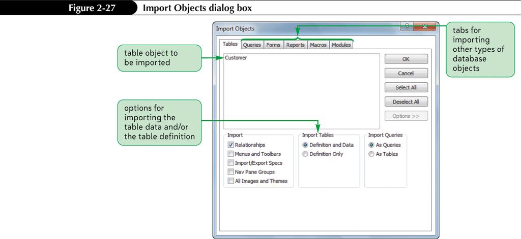 Creating a Table by Importing an Existing Table
