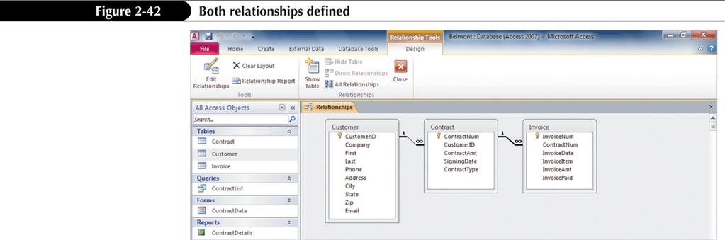 Defining Table Relationships New