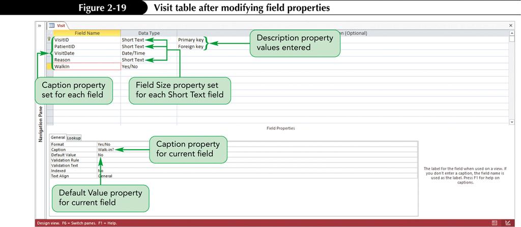Modifying Field Properties (Cont.