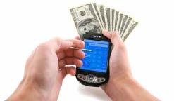 They buy credits through the purchase of a pre-paid balance or receive a charge in their mobile bill Customers initiate the purchase or