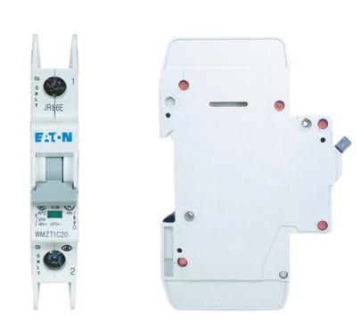 Technical Data UL 9 Cable-In / Cable-Out Branch Circuit Breaker TECHNICAL DATA Miniature Circuit Breakers WMZ Connection Diagrams Dimensions (mm) Single-Pole Three-Pole.