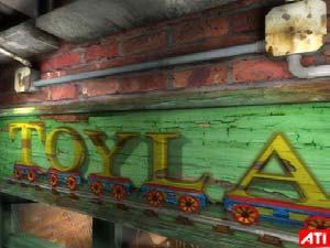 Surface Details in the ToyShop Demo Parallax occlusion mapping was used to render extreme high