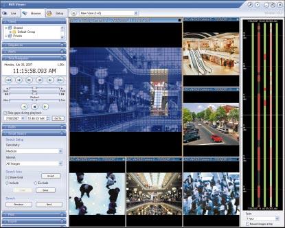 Monitoring with high-quality pictures The assures high quality monitoring which is rather difficult for network systems.