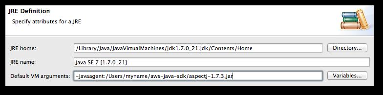 Creating an AWS Flow Framework for Java Project You can download either of these versions of AspectJ from: http://www.eclipse.org/aspectj/downloads.php. Once you have downloaded AspectJ, put the.