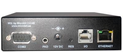 Bck COM2 Control-RRC COM2 is used to connect to PC COM port (RS-232). It hs femle connector which mkes it possible to use stright cble between RRC nd PC.