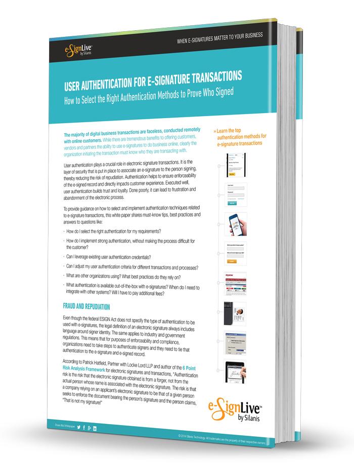 Next Steps Download the White Paper: User Authentication for