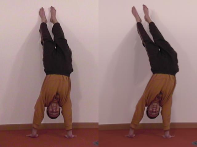 y y x x time Figure 7: The magnification result (right) for a handstand (left).