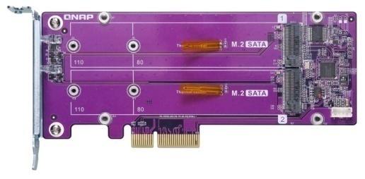 Half-Length (HHHL) PCIe expansion card QM2-2S 2 x M.