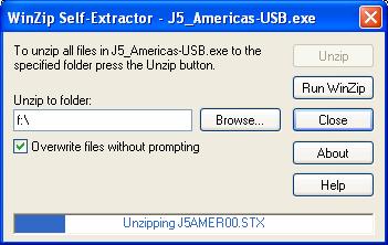Non-Enhanced DBU-5000: (used on Pro-Line 4, or Pro-Line 21 without IFIS aircraft) Select the letter that corresponds to your USB removable disk drive.