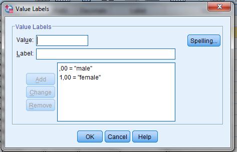 Click here to get a list of values for this variable Gender is already a dummy