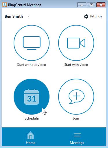 Every RingCentral user is assigned a unique RingCentral Online Meetings ID and password, so you can hold as many online meetings as you want.