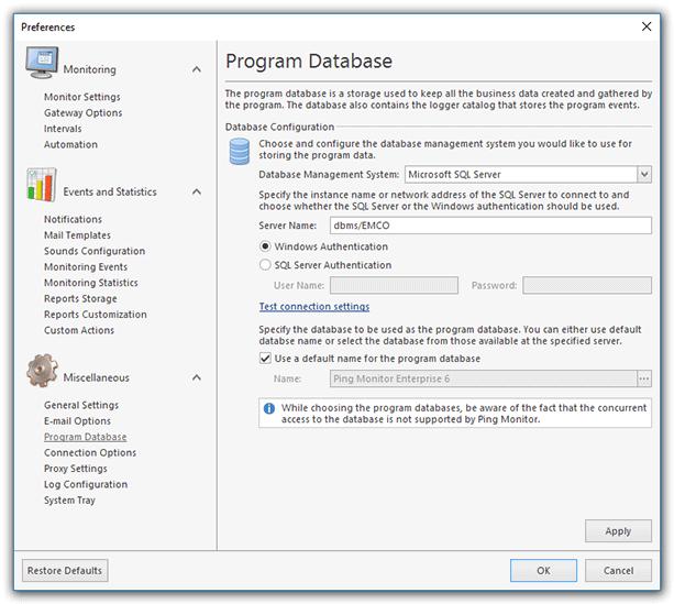 Program Preferences location folder should be granted to the program for it to operate correctly.