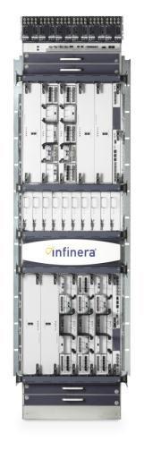 Switch Slots Infinera Solution 16-OCG @500Gbps - 8Tbps max capacity - 100Gb/s client Tributary Modules Tributary Modules (xtm) support 10 x TIM slots