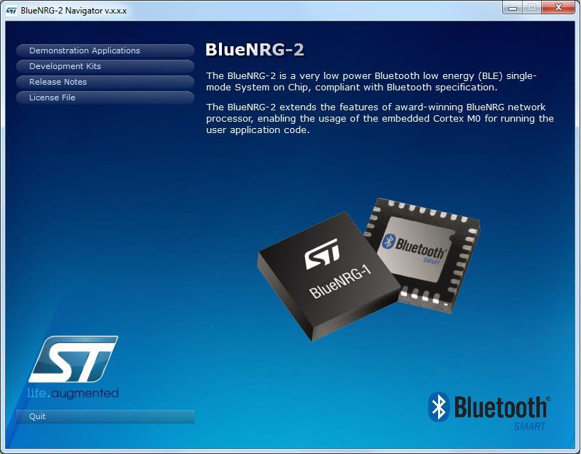 BlueNRG-1, BlueNRG-2 DK SW package PC Figure 3: