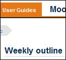 Page frmats: By default, a new curse hme page is presented in Weekly utline frmat.