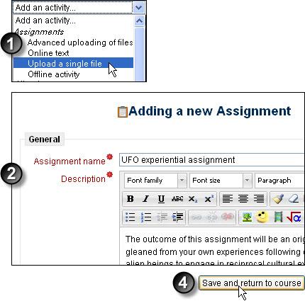 UNSW Mdle 2 staff step by step instructins 95 Assignment Mdle 2 gives yu fur different assignment ptins: Uplad a single file multiple files may als be zipped and submitted).