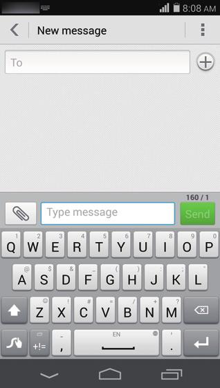 Messaging Touch to open Message. Attaching a file to a text message converts the message into a multimedia message.
