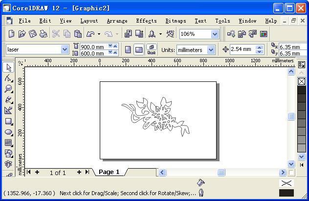 6 Chapter 2 Explanation for CorelDraw Edition Run CorelDraw and