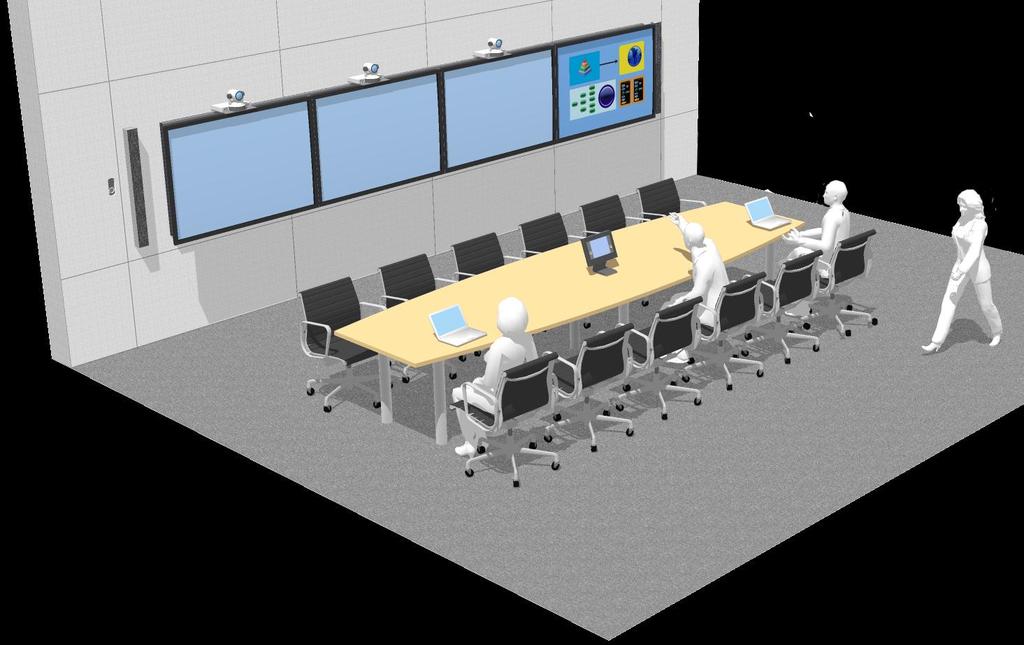 Standard Conference Room Create economical, highly collaborative spaces Wall-mount