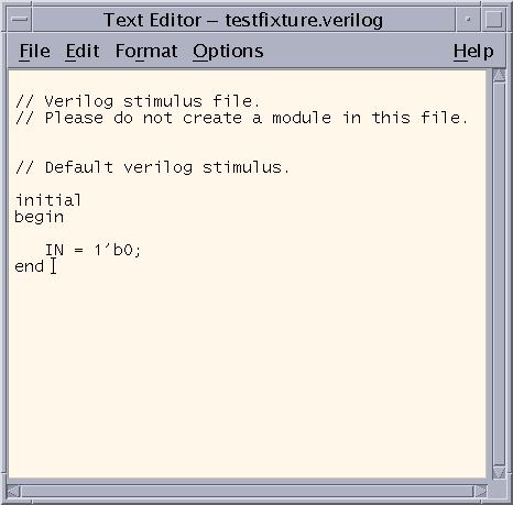Use any text editor to edit this file under the simulation directory (~/cadence/inverter.run1/testfixture.