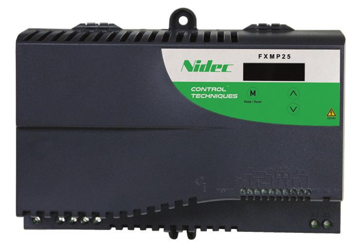 Added Functionality Optional FXMP25 Field Controller FREE Smartcard Memory Device Using a standard RJ45 connection, MP Series drives