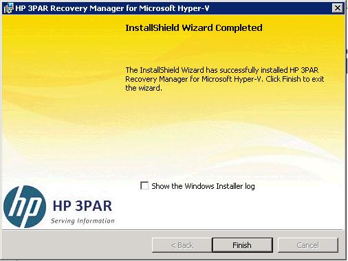 Figure 11 InstallShield Wizard Complete NOTE: The upgrade steps for the Recovery Manager backup server also apply to the Remote Copy backup server(s), if applicable to your setup.