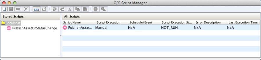 SCRIPT MANAGER Working with Quark Publishing Platform Script Manager The Quark Publishing Platform Script Manager user interface includes commands for creating, importing, exporting, and editing
