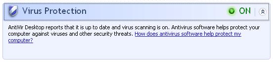 FAQ, Tips Your AntiVir program is now up-to-date and the AntiVir Guard is enabled. Virus protection OFF You receive the following message if you disable the AntiVir Guard or stop the Guard service.