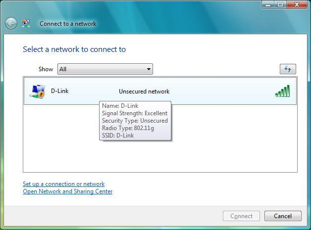 Follow these instructions: From the Start menu, go to Control Panel, and then click on Network and Sharing