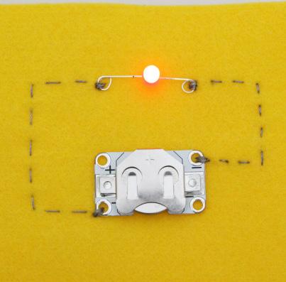 micro:bit and LEDs.