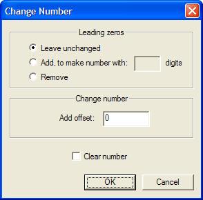 is being truncated, it is shown by adding the maximum length to the wild card rename control like this: Changing numbers in filenames This section describes how to make changes to numbers in