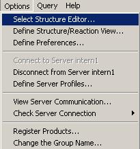 2.2 Working with the Query Pane Structure Search Three Structure Editors can be used to draw a