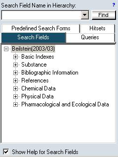 your query Use the Predefined Search Forms (PSF) to formulate your query Browse and use queries