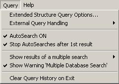 When a search is finished the top of the Search Progress Window changes to allow browsing of the sessions s searches: Use these buttons to browse searches from the current session AutoSearch If