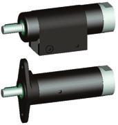 Mounting Type LZB vane motors may be mounted in any position. To facilitate this, flange and foot mounting are available for each motor, Figure.
