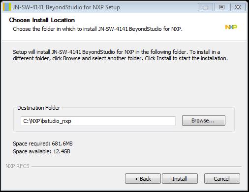 By default, this is set to NXP. Step 4 Click Next to continue.
