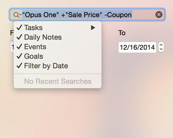 Use + and - to add or remove words from a search. For example type Opus +One to obtain all results containing Opus & One. Or type Opus -One to obtain all results containing Opus but not One.