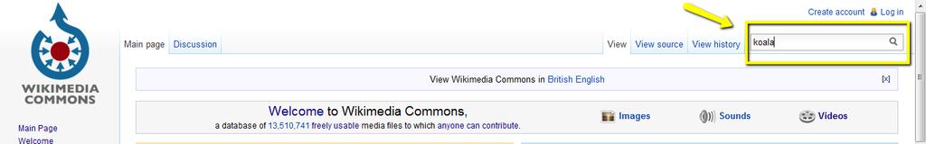 Using Wikimedia Commons On Wikimedia Commons you can find millions of Creative Commons images, audio and