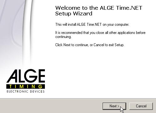 1 General The Software is a free evaluation software for ALGE devices. Currently supported devices are: Timy, TDC 8000/8001, S3, S4, and Comet.