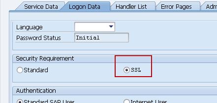 4) In the same tab, change the Sequrity Requirement to SSL 5) Scroll
