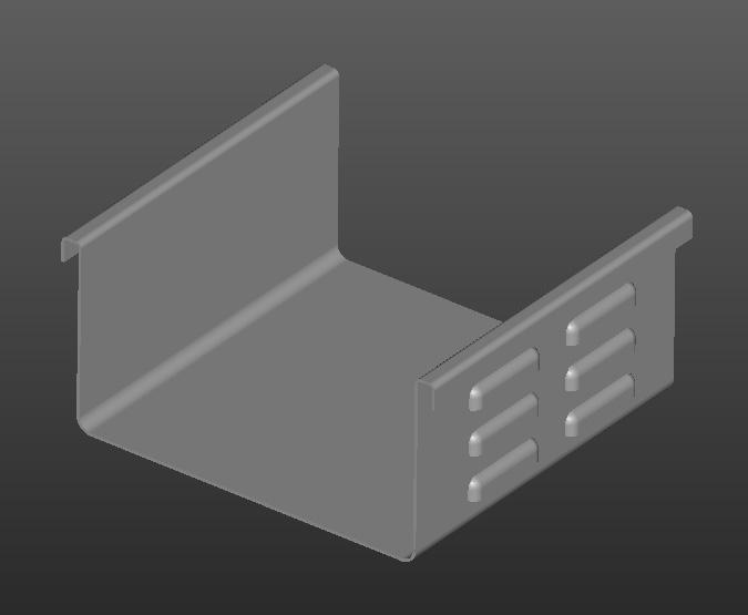 While some of the Part mode features (described as solid features) can be accessed from the Sheetmetal mode menu, other features can be created, and all are related to sheet metal design.