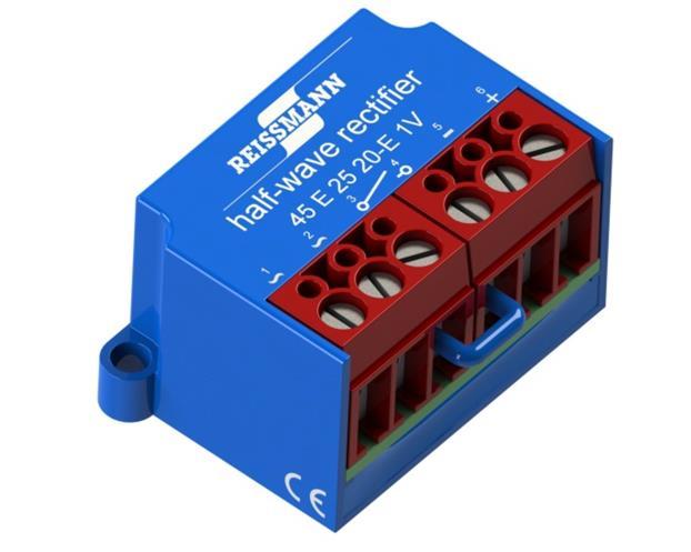 - Advantages The use of avalanche type rectifier diodes gives improved product reliability. Compact housing for mounting at the motor terminal block.