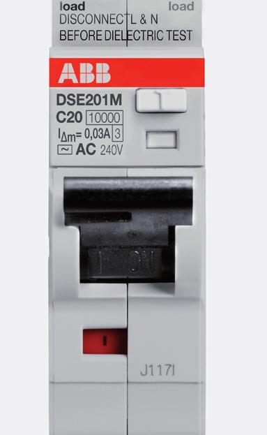 DSE20 M, unique solution Distinctive features With its breaking capacity of 0kA in only one module width and 5mm height, DSE20 M