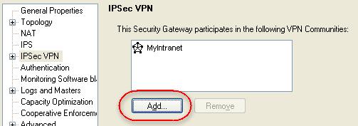 Note - This is for all IPSec VPN functionality, not just R75 Remote Access Clients. 3.