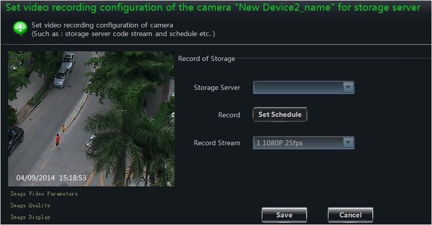 NVMS1000 User Manual 43 Click Add Associated Record Camera to choose associated record cameras.